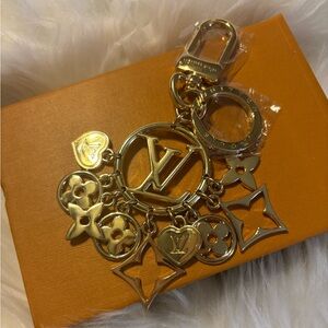 Luxury Fashion Gold Bag Charm/Keychain